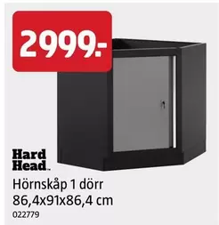 Hörnskåp 1 dörr 86,4x91x86,4 cm 022779
