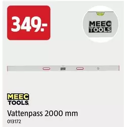 Meec Tools - Vattenpass 2000 mm 013172
