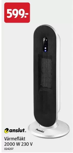 Värmefläkt 2000 W 230 V 024207