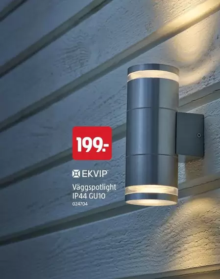 Väggspotlight IP44 GU10 624704