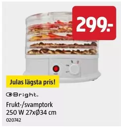 Frukt-/svamptork 250 W 27xØ34 cm 020742