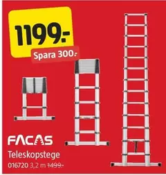 Teleskopstege 016720 3,2 m