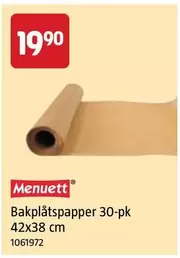 Bakplåtspapper 30-pk 42x38 cm 1061972