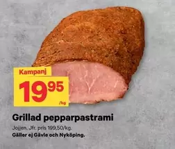 Jojjen - Grillad pepparstralpastrami