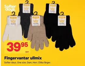 Fingervantar ullmix