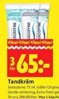 sensodyne - Tandkräm
