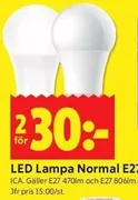 LED Lampa Normal E27