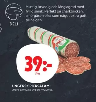 Extra - UNGERSK PICKSALAMI