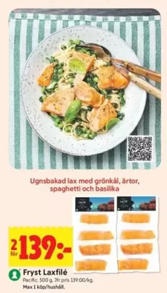 Fryst Laxfilé