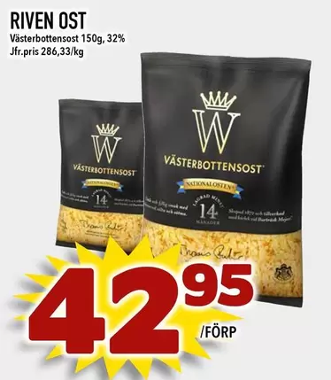 RIVEN OST Västerbottensost