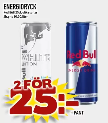 Red bull - ENERJIDRYCK