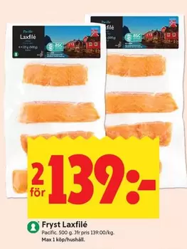 Fryst Laxfilé