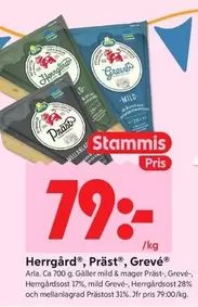 Arla - Herrgård, Präst, Grevé