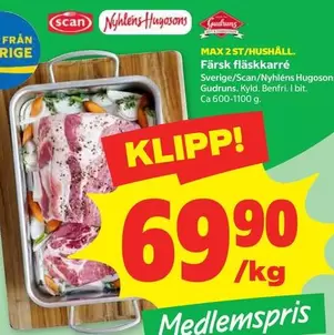 Scan - Färsk fläskkarré