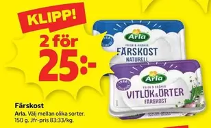Arla - Färskost
