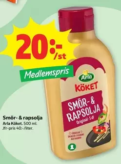 Arla - Smör- & rapsolja