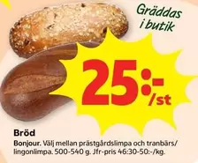 Bonjour - Bröd