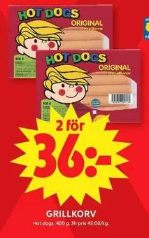 HOT DOGS ORIGINAL