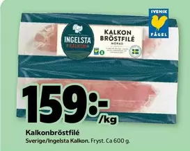 Ingelsta kalkon - Kalkonbröstfilé
