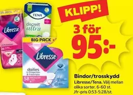 Libresse - Bindor/trosskydd