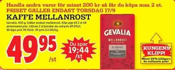 gevalia - KAFFE MELLANROST
