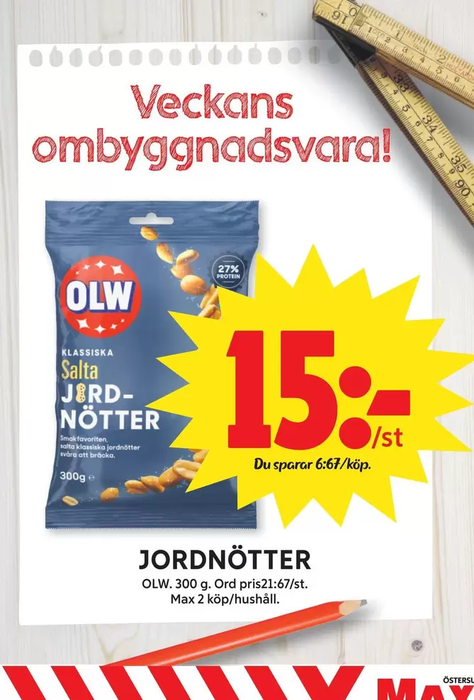 OLW - JORDNÖTTER