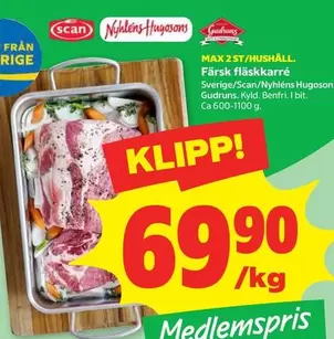 Scan - Färsk fläskkarré