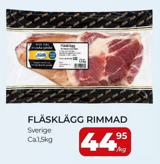 FLÄSKLÄGG RIMMAD