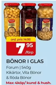 Bönor i glas