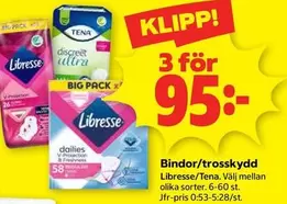 Libresse - Bindor/trosskydd