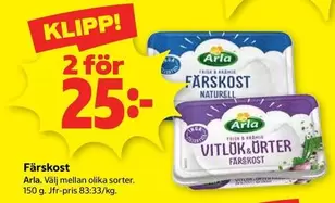 Arla - Färskost