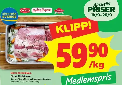 Scan - Färsk fläskkarré
