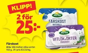 Arla - Färskost