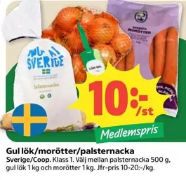 Coop - Gul lök/morötter/palsternacka