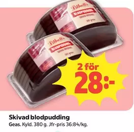 Lithells - Skivad blodpudding