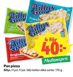 Billys - Pan pizza