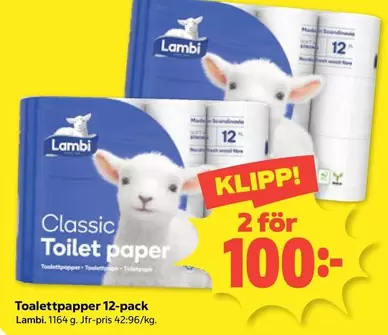 Lambi - Classic Toilet paper