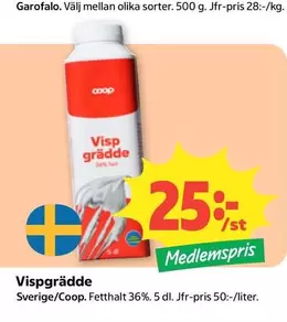 Coop - Vispgrädde