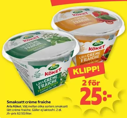 Arla - Lätt Crème Fraiche