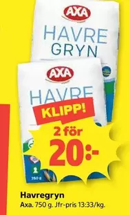 Axa - Havregryn