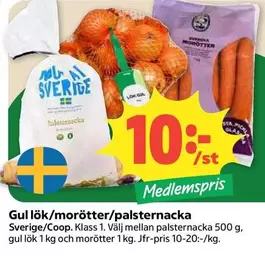 Coop - Gul lök/morötter/palsternacka