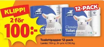 Lambi - Toalettpapper