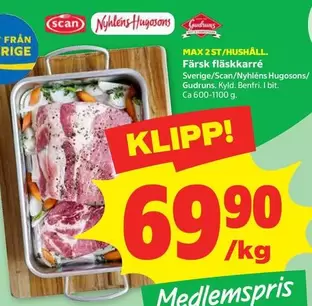 Scan - Färsk fläskkarré