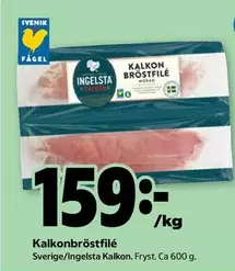 Ingelsta kalkon - Kalkonbröstfilé
