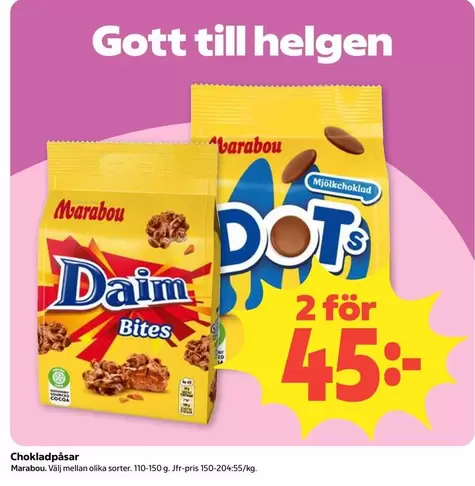 marabou - Daim Bites, Dots