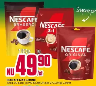 Nescafe - NESCAFÉ MAX 3/KUND