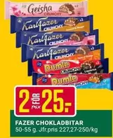 Fazer - FAZER CHOKLADBITAR