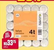 telys värmeljus 4t