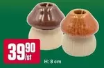 Mushroom candle holders