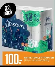 GRITE TOALETTPAPPER